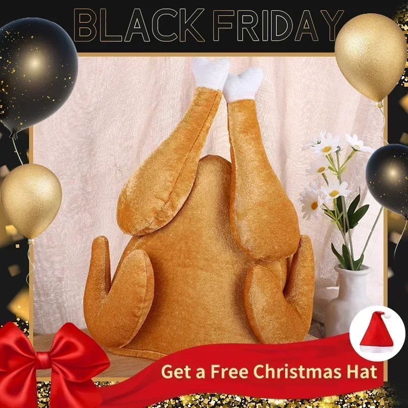 New Plush Roasted Thanksgiving – Santa Hat Plush recenzja i cena