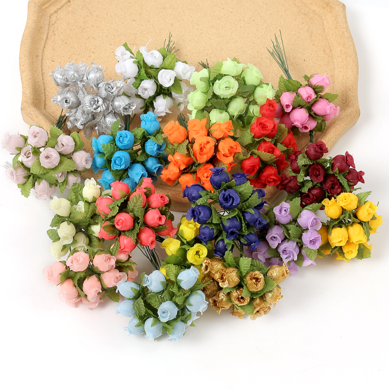 12/36/72/144PCS Rose Artificia – Christmas Wreath Fake recenzja i cena