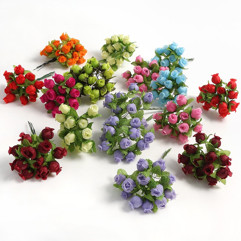 12/36/72/144PCS Rose Artificia – Christmas Wreath Fake recenzja i cena