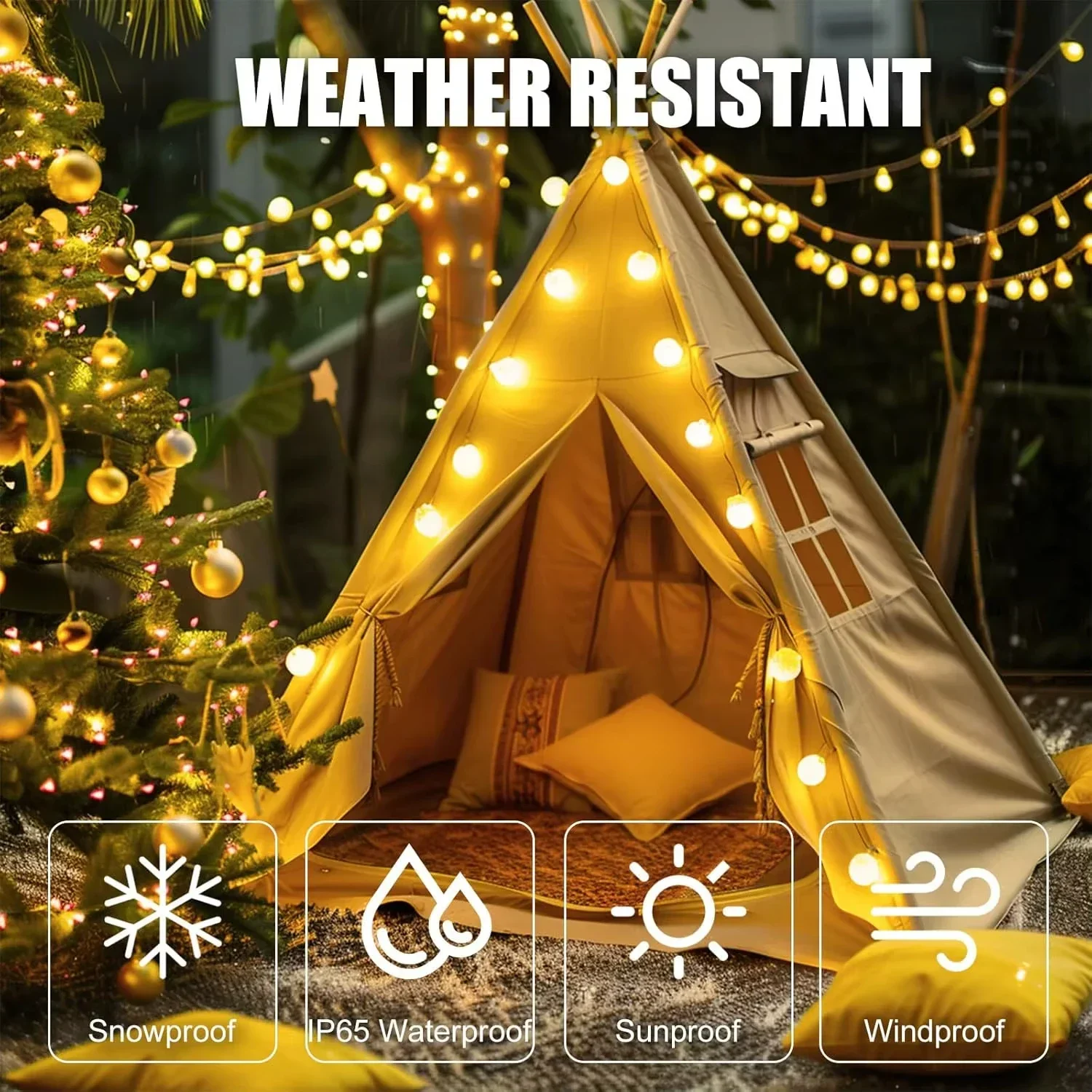 USB LED Ball String Lights 6M  – Led Fairy String Lights recenzja i cena