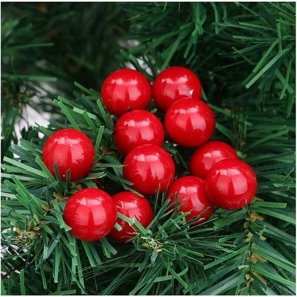 500/50pcs Mini Artificial Red  – Christmas Wreath Fake recenzja i cena