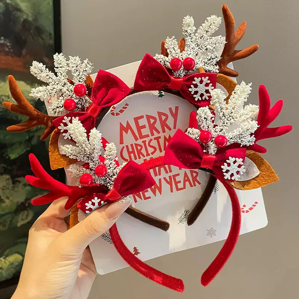 Cute Hair Accessories Velvet C – Reindeer Antlers Headband recenzja i cena