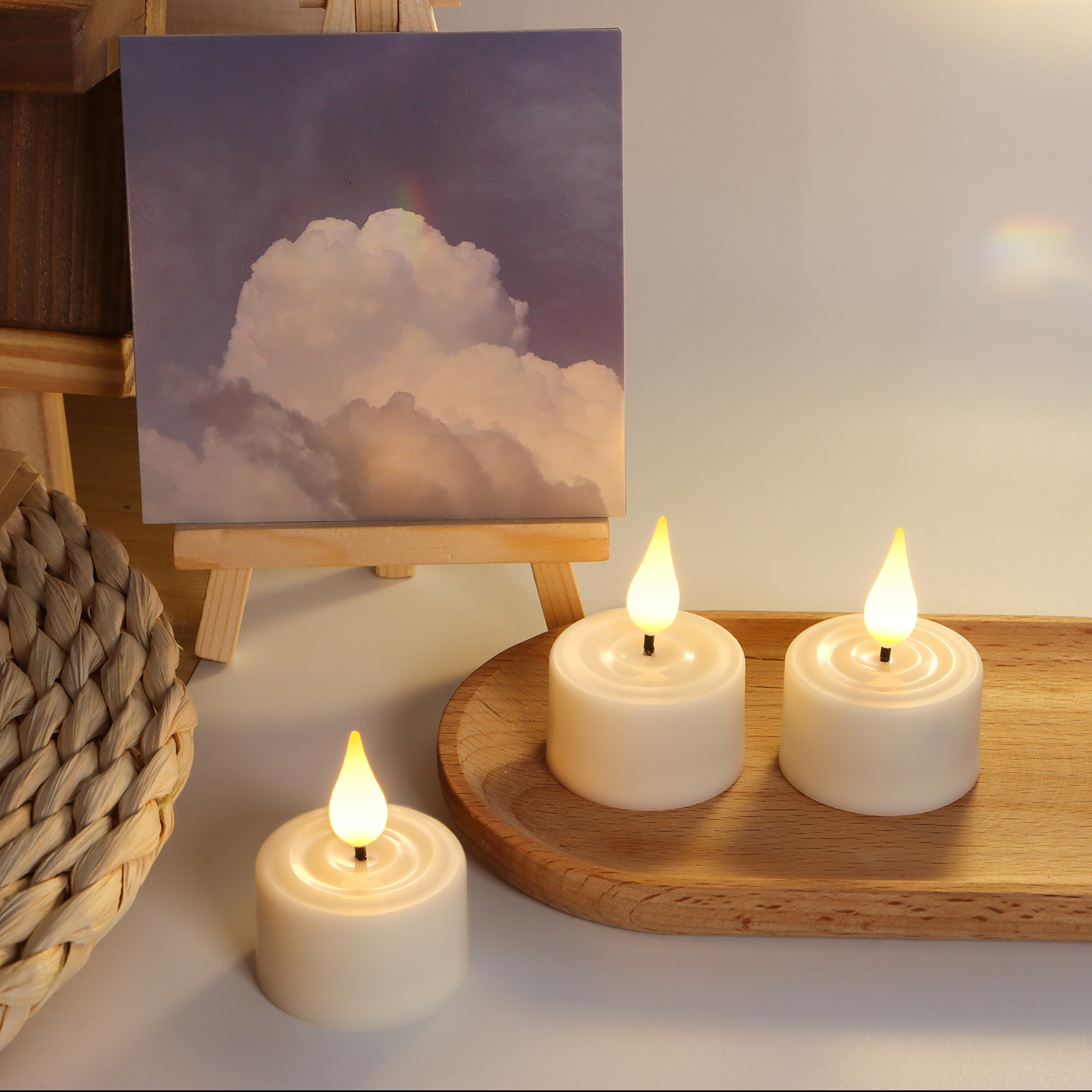 LED Candle Light Rechargeable  – Holiday Candle Set recenzja i cena