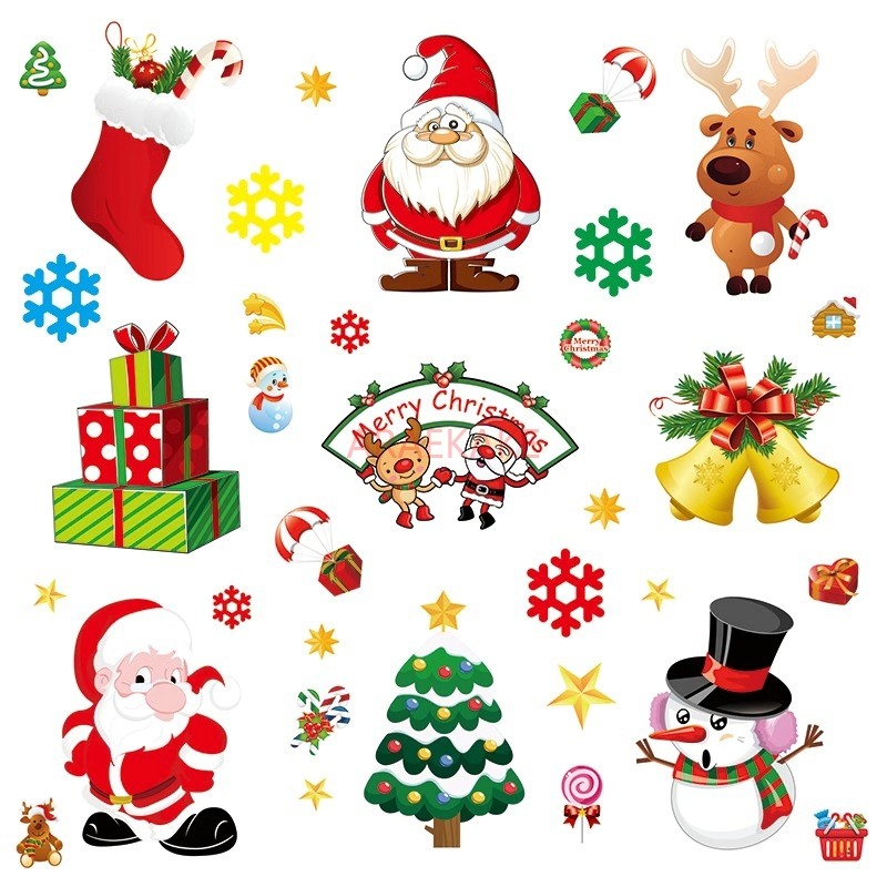 1PCS Removable Christmas Stati – Snowflake Window Decal recenzja i cena