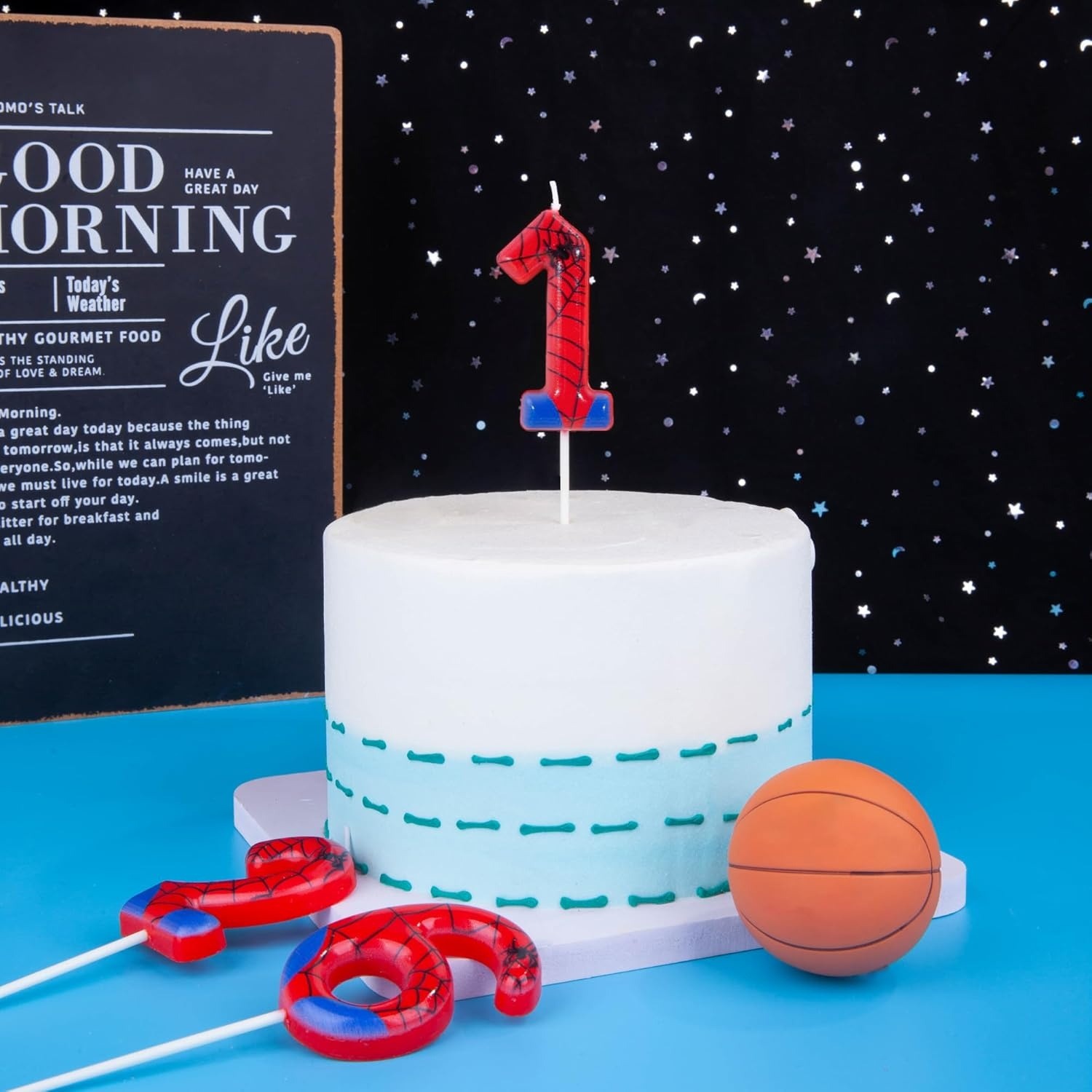 Spider Party 0-9 Birthday Cand – Holiday Candle Set recenzja i cena
