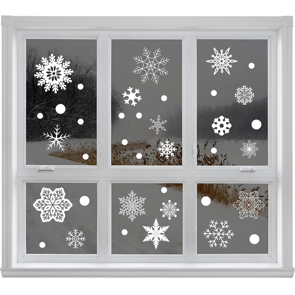 37PCS Gift Xmas Festival Suppl – Snowflake Window Decal recenzja i cena