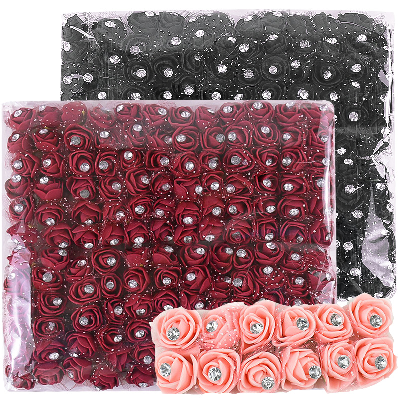 144pcs Mini Artificial Flowers – Christmas Wreath Fake recenzja i cena