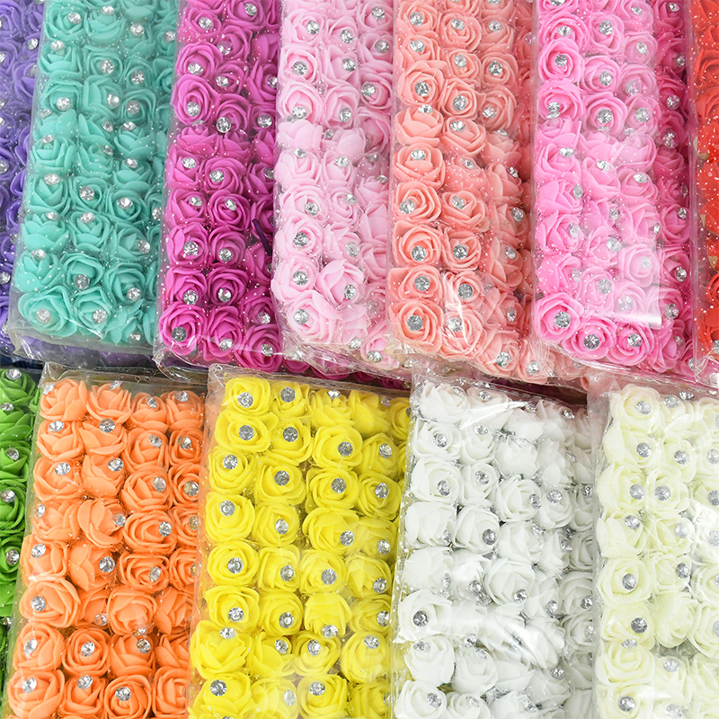 144pcs Mini Artificial Flowers – Christmas Wreath Fake recenzja i cena