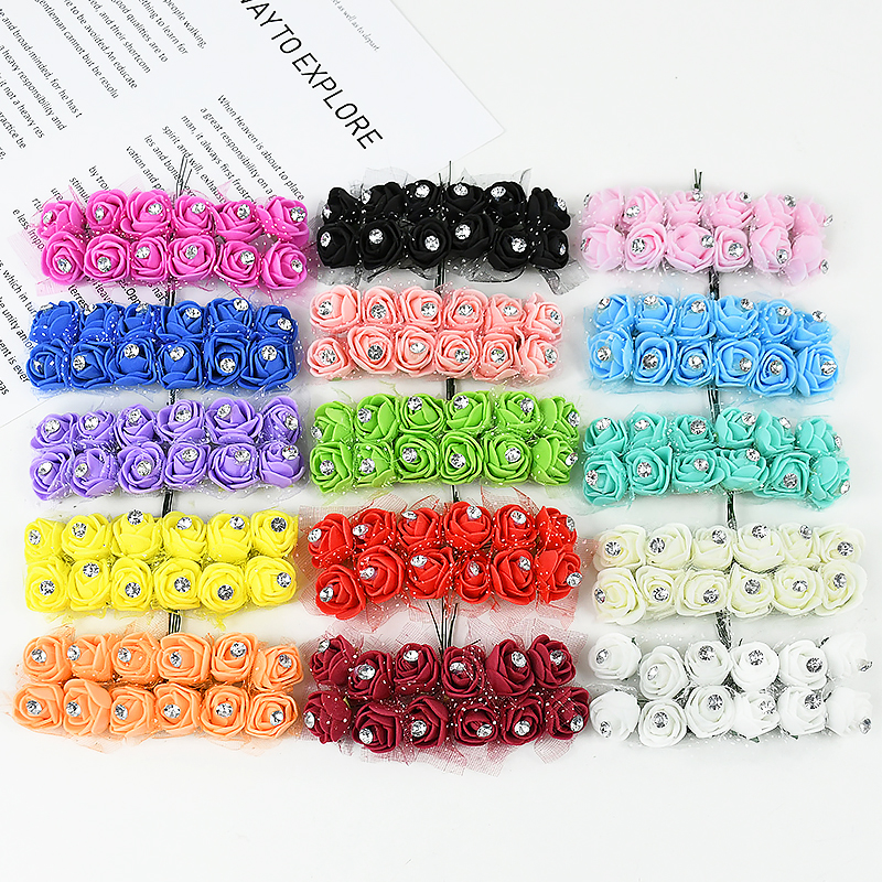 144pcs Mini Artificial Flowers – Christmas Wreath Fake recenzja i cena