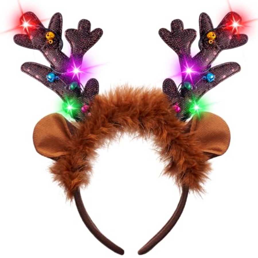JOYIN Christmas 4PCS Reindeer  – Reindeer Antlers Headband recenzja i cena