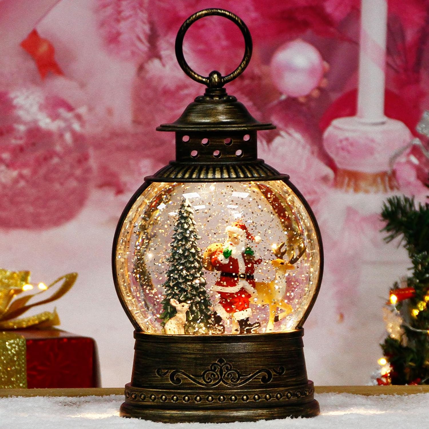 Christmas Snow Globe Lantern w – Snow Globe Musical recenzja i cena