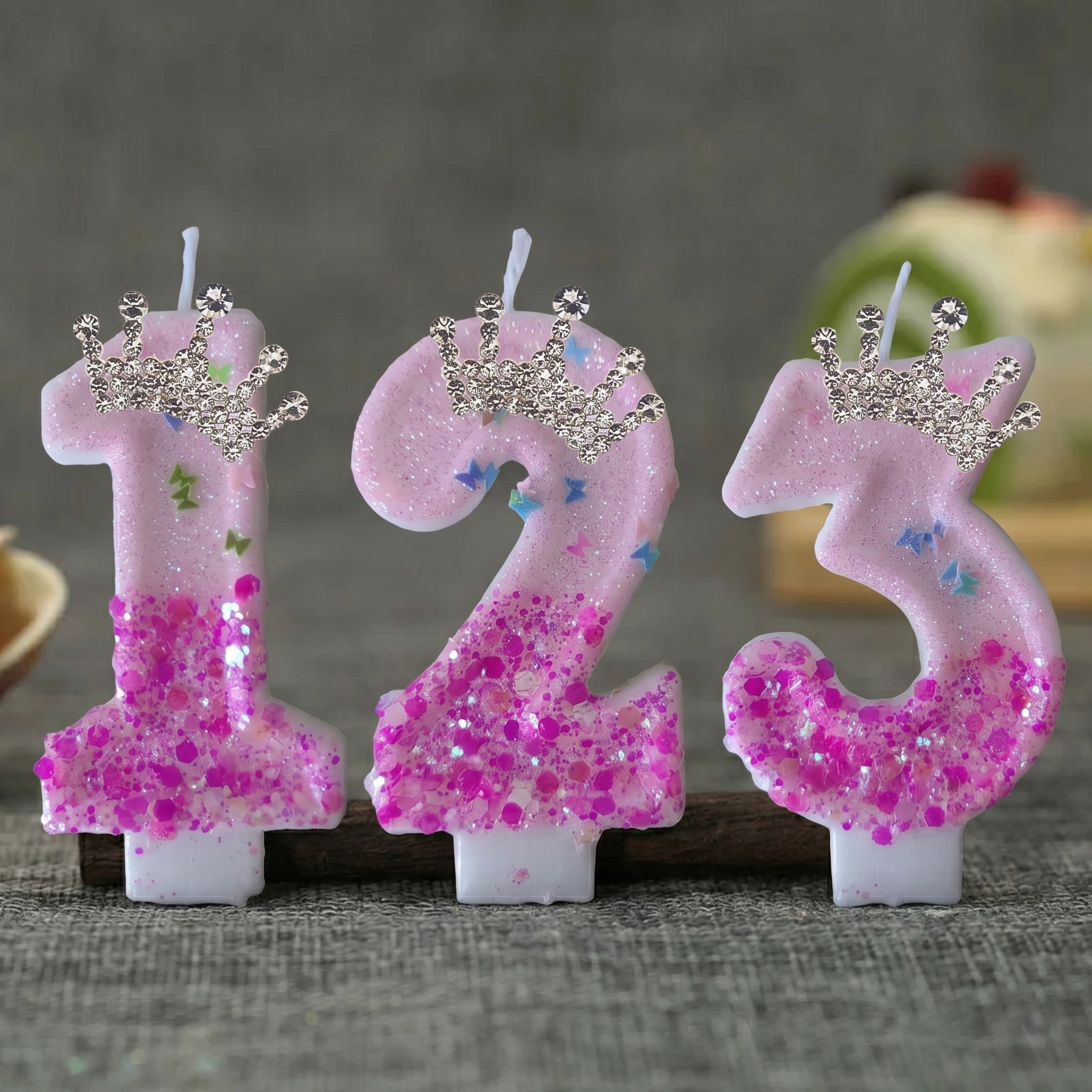 Pink Rose Red Sequins Dual Col – Holiday Candle Set recenzja i cena