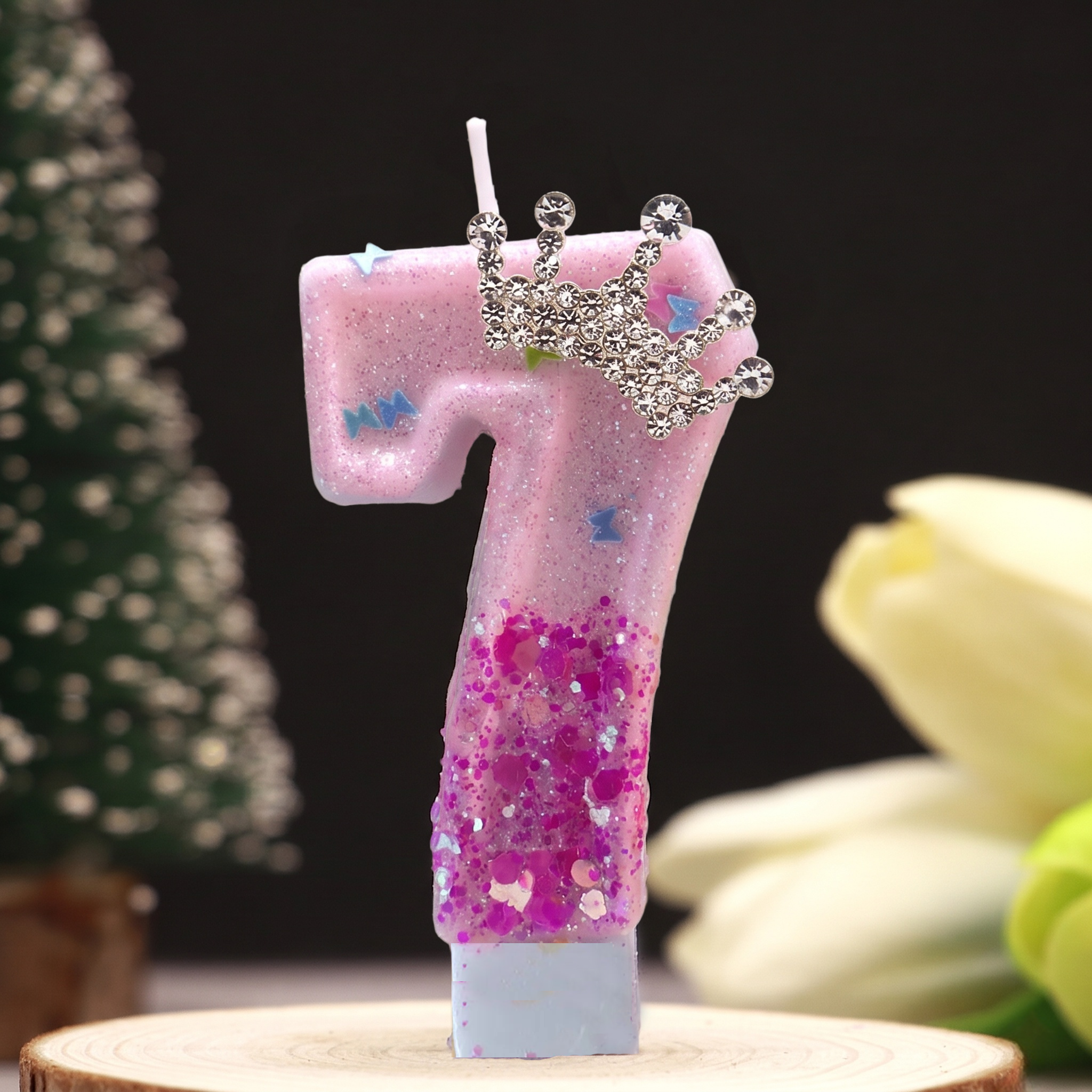 Pink Rose Red Sequins Dual Col – Holiday Candle Set recenzja i cena