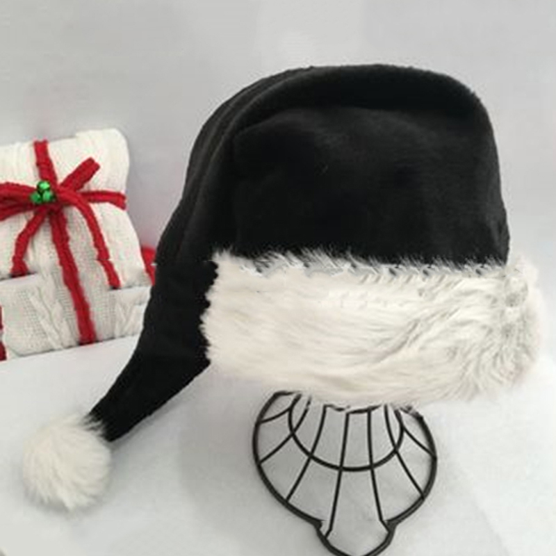 Christmas Santa Hat Black Long – Santa Hat Plush recenzja i cena