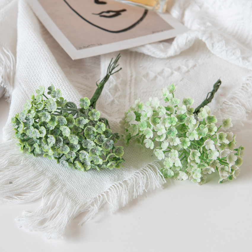 6PCS Fake Plant Artificial Gyp – Christmas Wreath Fake recenzja i cena